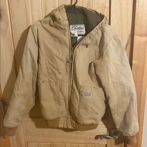 Walls Kids Brown Hooded Blizzard Pruf Coat